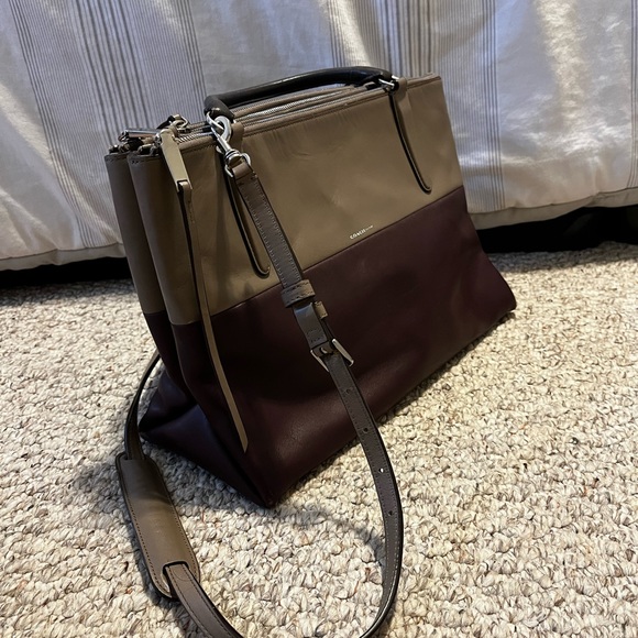 Coach purse, dark purple and grey, in a good condition - Picture 7 of 8
